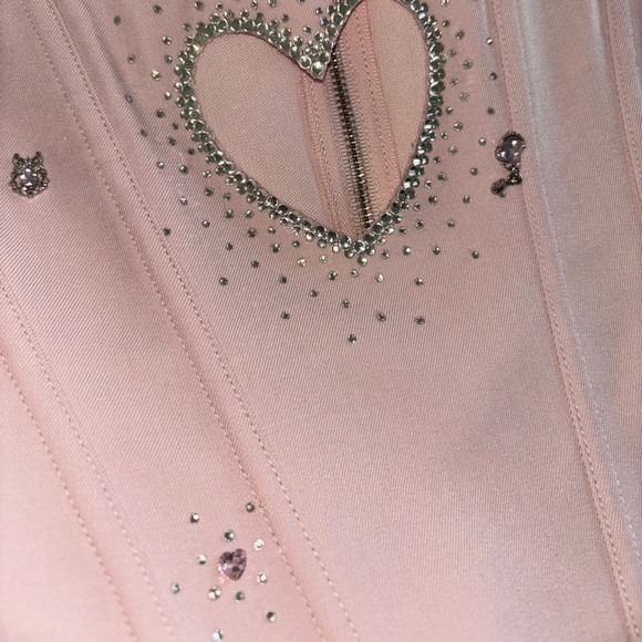 handmade sabrina carpenter pink heart corset - Picture 6 of 7